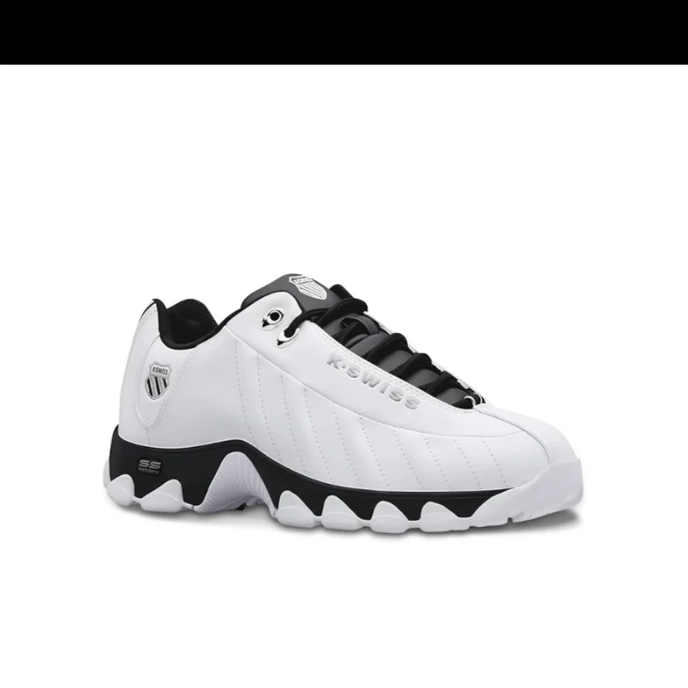 K-Swiss Men's ST329 CMF Leather Tennis Sneaker White/Black